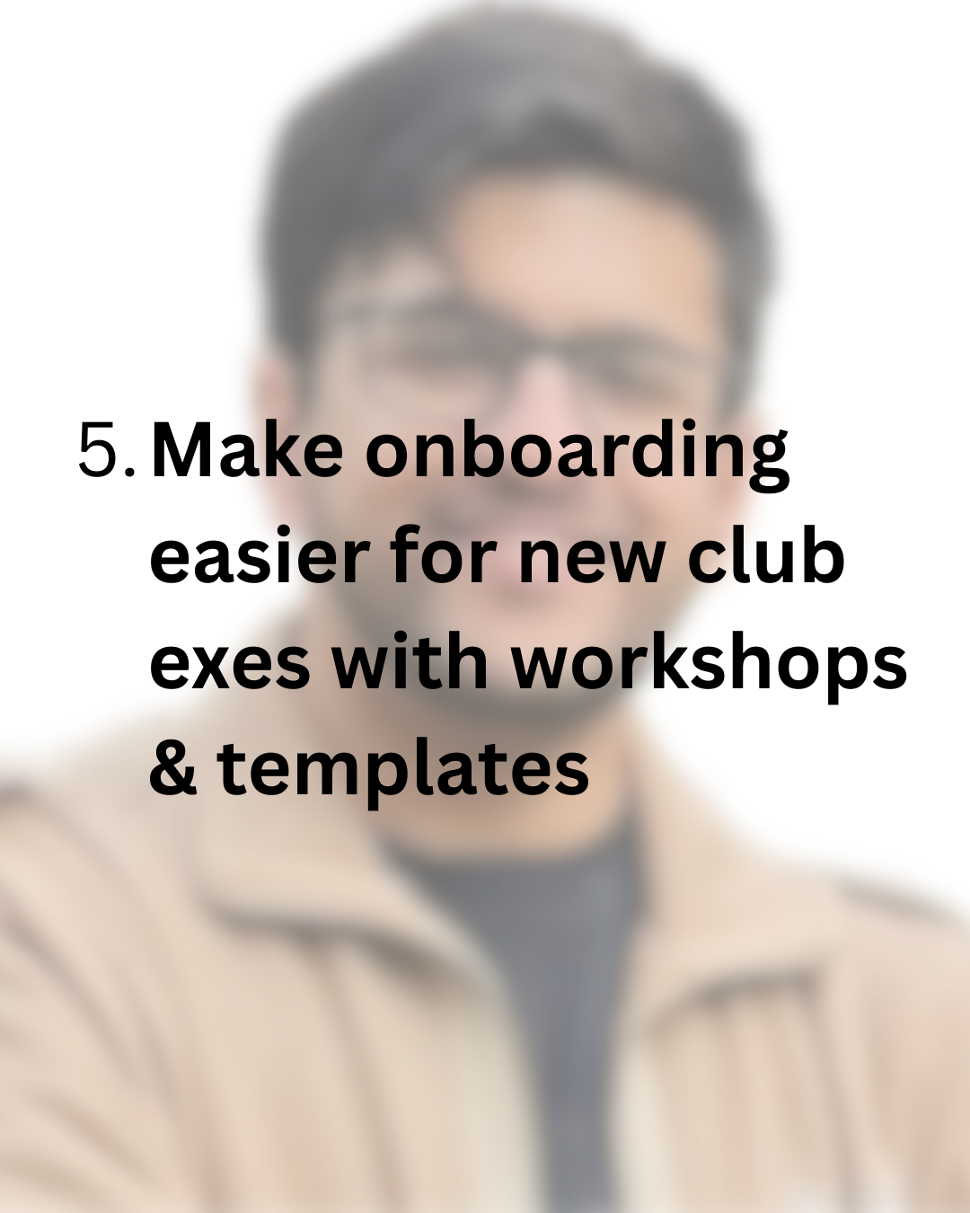 Slide 5: Onboarding workshops and templates.